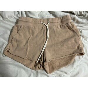 Mate Tan Organic Cotton Terrycloth Lounge Shorts Size XS